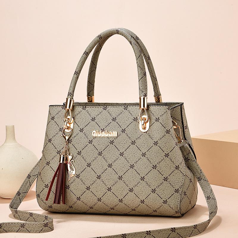 

Якісні шкіряні жіночі сумочки Жіночі вінтажні сумки-мессенджери з принтом Сумка на плече Boston Жіночі сумки через плече для покупок 28x14x20cm