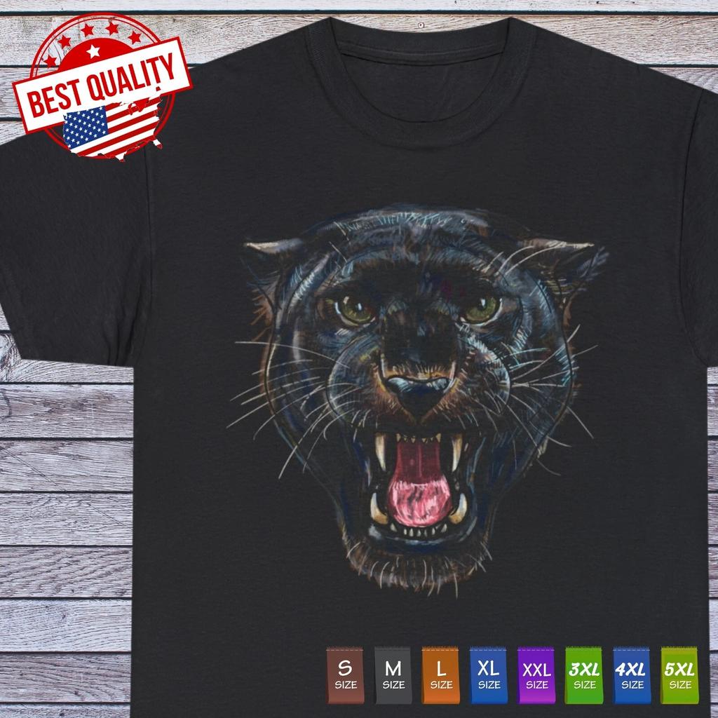 New Design Black Panther T Shirt Novelty Short Sleeve Graphic Tee Clothing