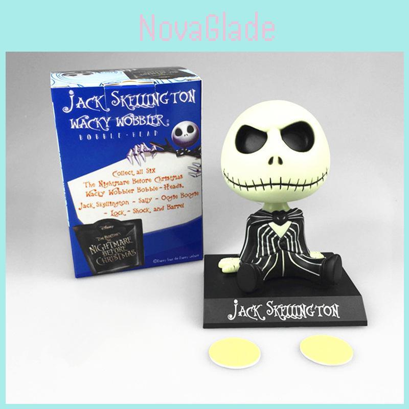 Jack Skellington Car Dashboard Figurine Stylish And Playful Christmas Decor 11cm