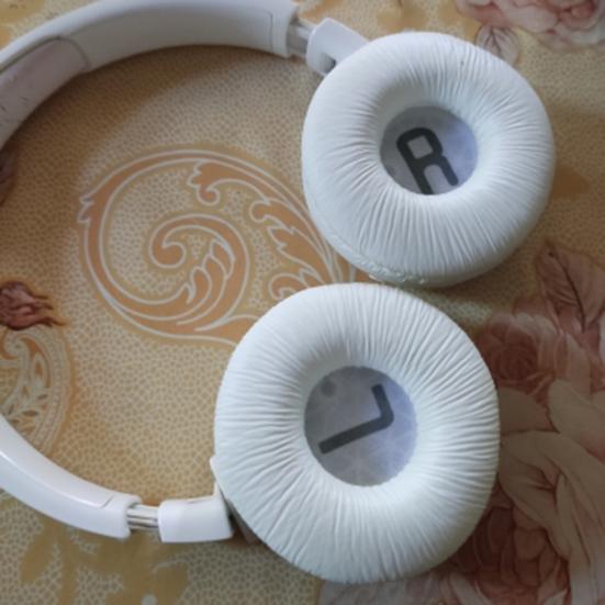 1 Pair Headphone Sleeves Ultra Soft Good Noise-insulation Breathable Faux Leather Headset Pads Replacement for JBL T500BT T450 Tune600 510BT