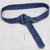 Adjustable Decorative Strap Belt 4cm Wide Dress Belt Casual Denim Waist Belt