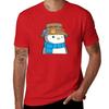 cartoon Pudgy Penguin #4750 nft Lovely animal T-Shirt tees korean fashion cute tops men clothings