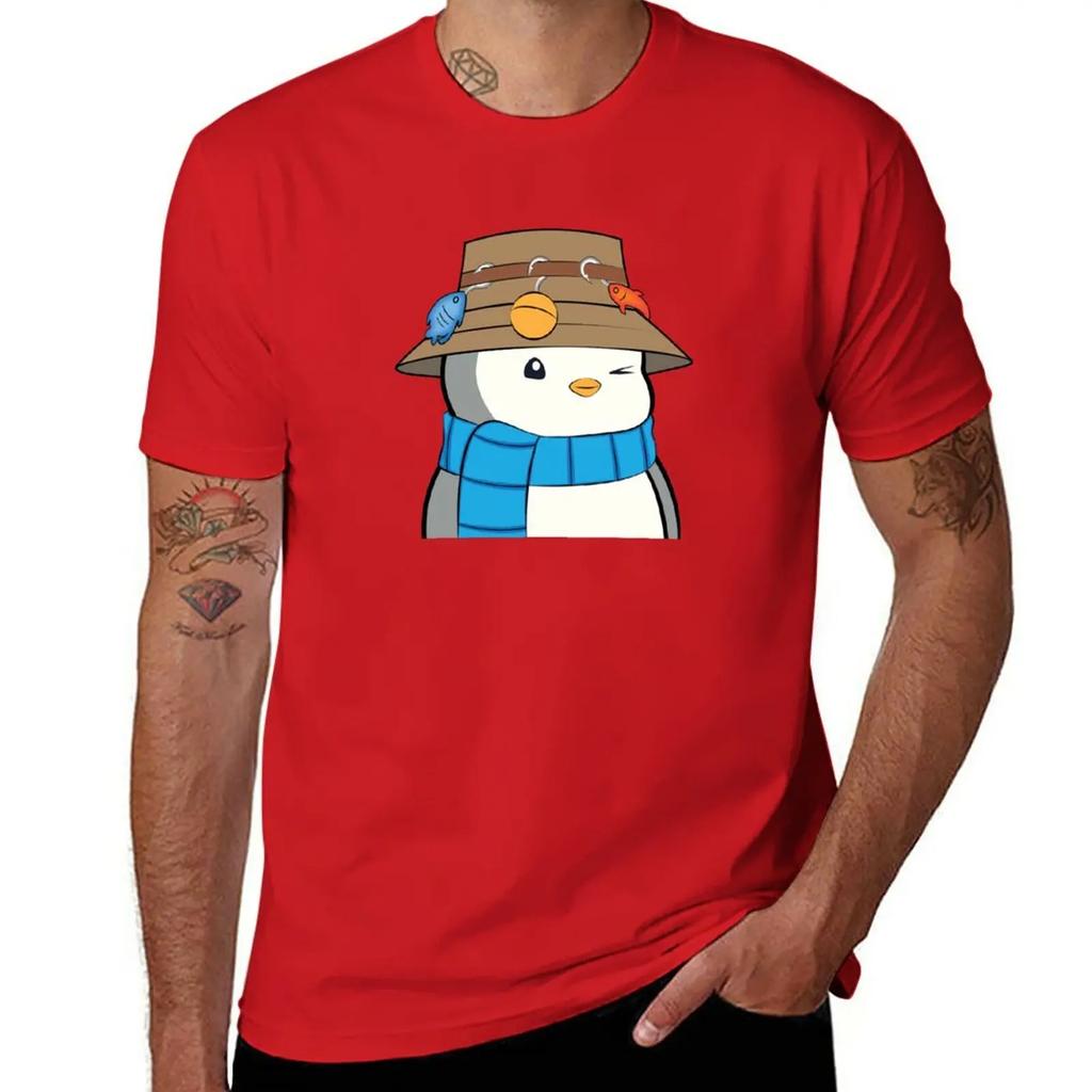 cartoon Pudgy Penguin #4750 nft Lovely animal T-Shirt tees korean fashion cute tops men clothings