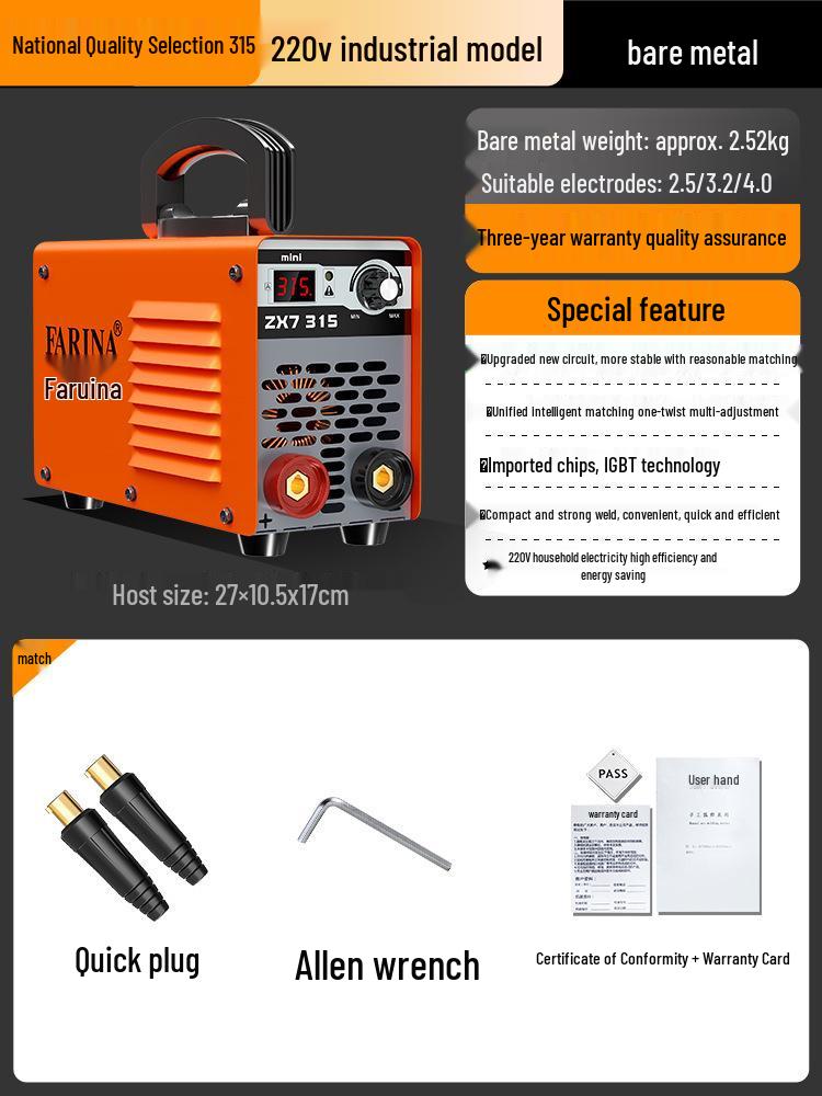 Dual Voltage Handheld Welding Machine: 220V/380V, Portable, Household & Industrial Use, Pure Copper