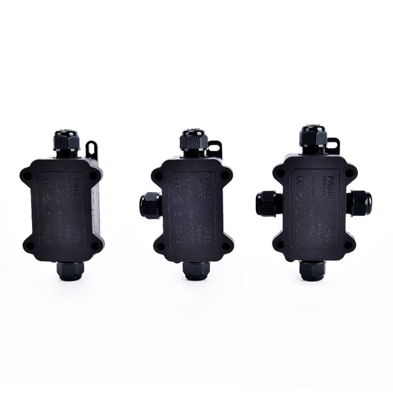 Outdoor IP68 Waterproof Junction Box with Quick Connector and Terminal Block