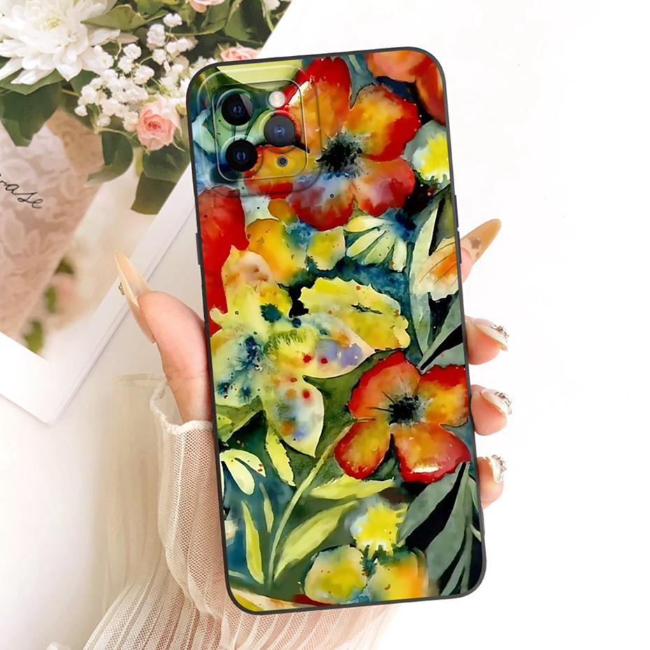 Cute Printed Phone Case For iPhone 11 Pro Max iPhone11 11Pro Soft Silicone Shockproof Cases For iPhone 11ProMax Covers Bumpers