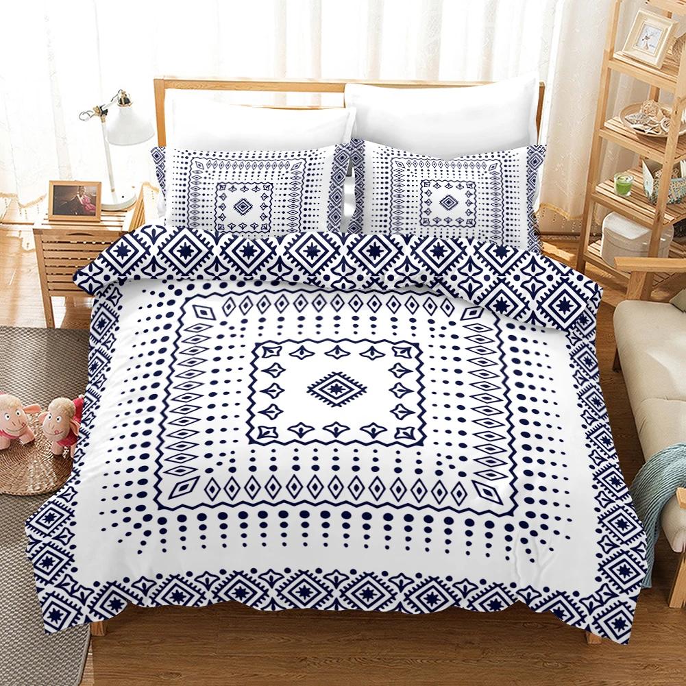Red Home Textile Duvet Covers Set Bohemia Wedding Bedding Set 2pcs 3 Pcs Bed Comforter Double Bed Bedding Sets Super King