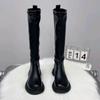 Fashion Boots Women's Autumn Black Thick-soled Skinny Knight Boots Travel Boots