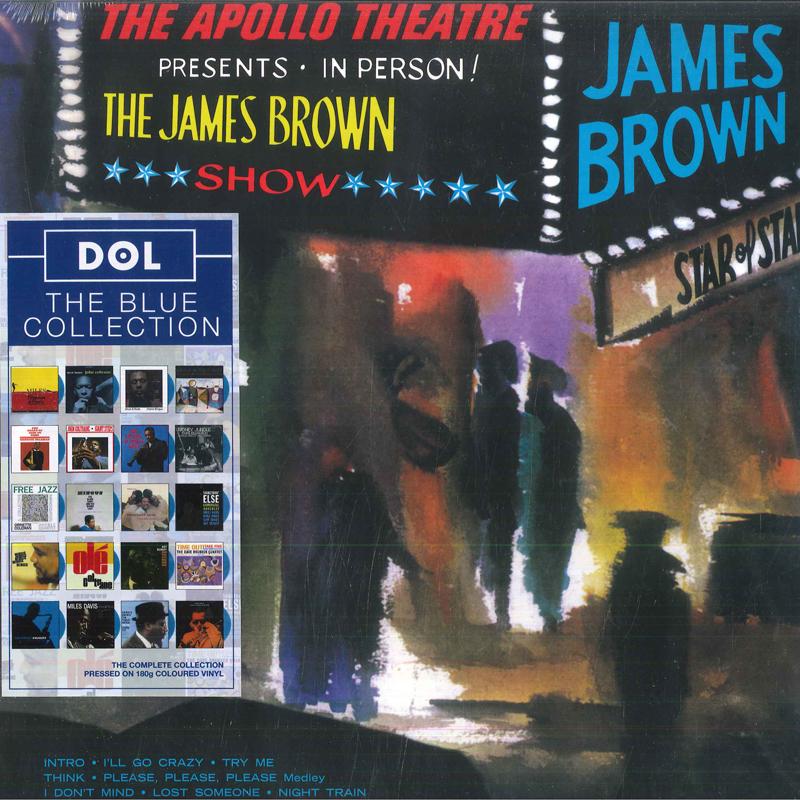 

LP Record JAMES BROWN Live At The Apollo Blue Vinyl DOL1082HB DOL 2021 Europe SoulFunk