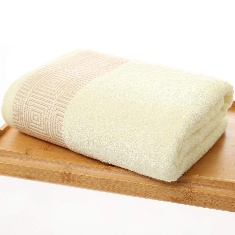 Household Soft Water-absorbing Large Jacquard Bath Towel