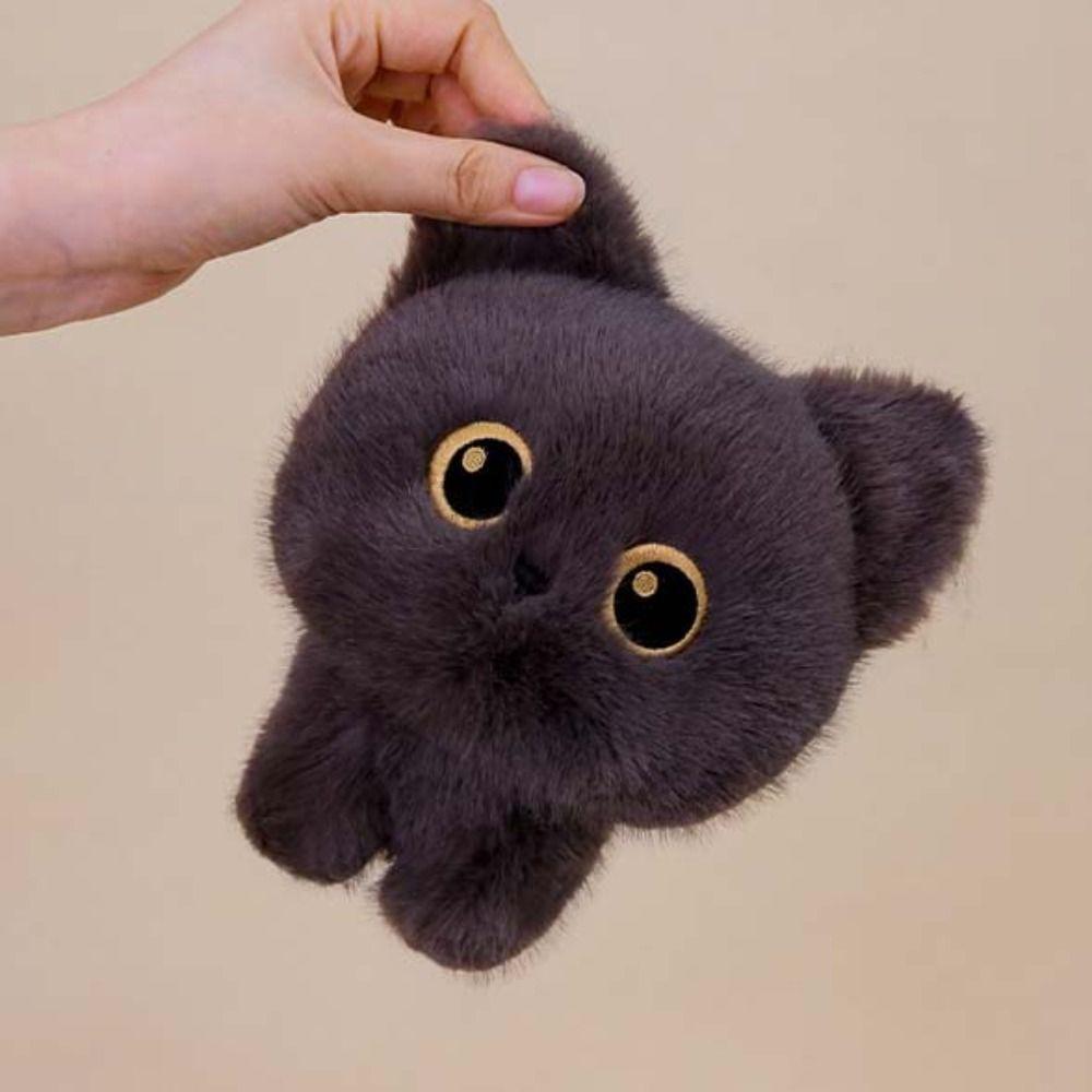 Siamese Cat Stuffed Doll Stuffed Animals Black Cat Plush Boy Girl Cat Plush Toy Holiday Gift
