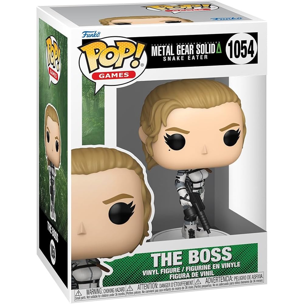 Funko Pop Games Metal Gear Big Boss Vinyl Figure Collectible Toy for Kids and Adults Video Game Fans