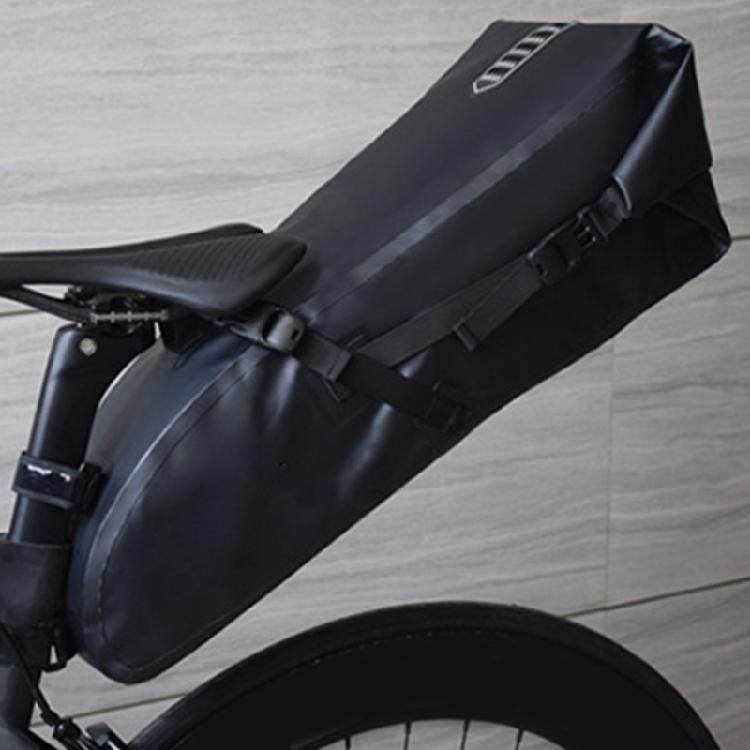 Seats Bag with Reflective Strips for Mountain Bicycles, Quick Releases Mounting