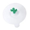Silicone Cup Lid Cactus Decor Round Cute Dustproof Leakage Proof Multifunctional Cup Cover Grass