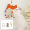 Sisal Cat Scratcher Mat Cartoon Design Cat Scratching Pad with Sticker Tape for Floor Wall To Protect Couch Carpet Furniture