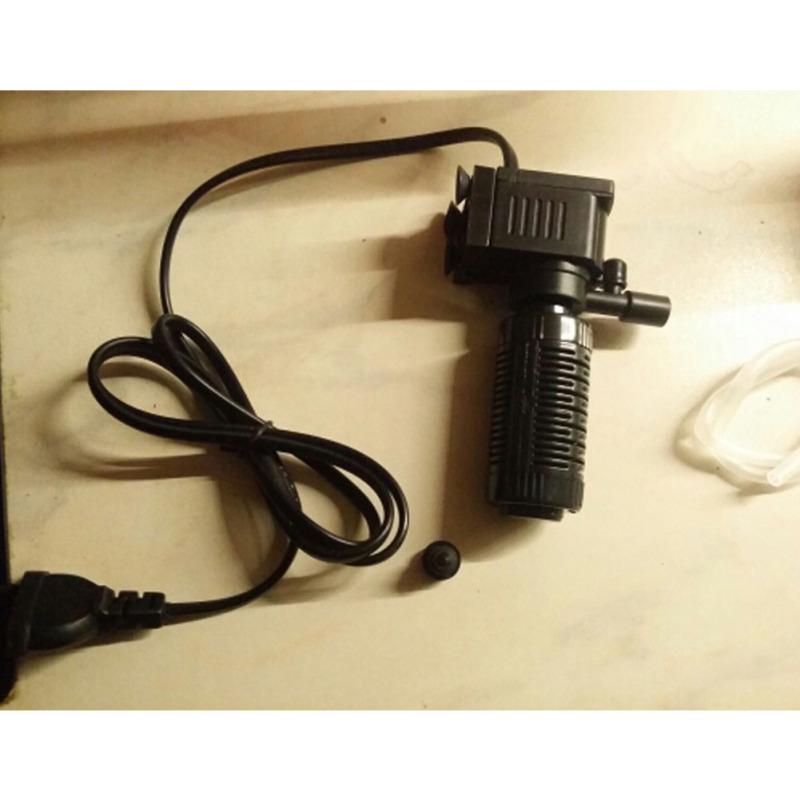 3 in 1 Mute Filter for Aquarium Fish Bowl Oxygen Submersible Water Purifier European Regulations