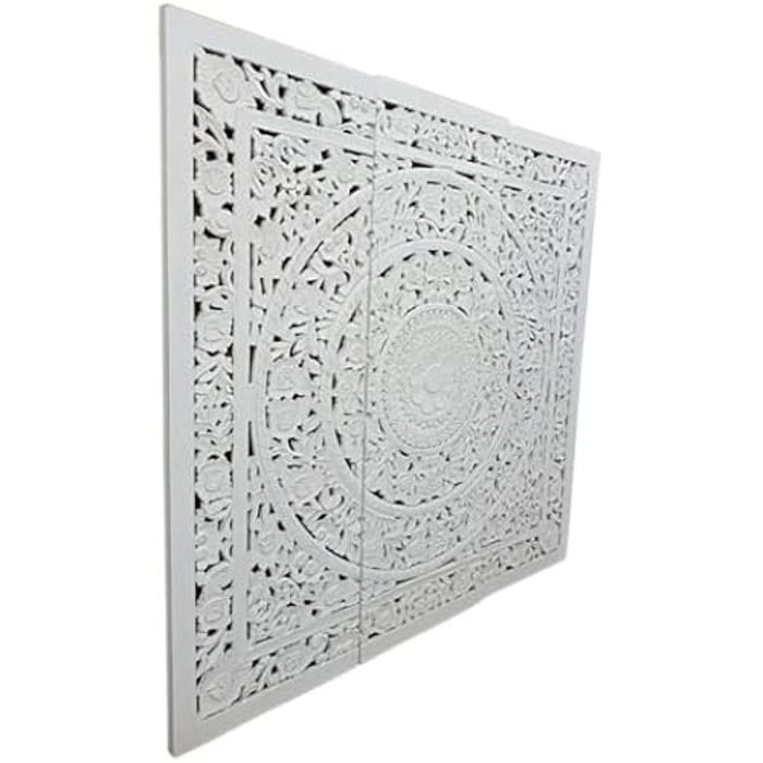 Tête De Lit - HOME ESPRIT - Multicolore - Bois MDF - 180 X 66 X 12 Cm - Style Contemporain