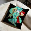 Stylish MMy Life as a Teenage Robotful Cushion Cover Soft Decorative Pillow Case Suitable for Bedroom Sofa Car Travel Use