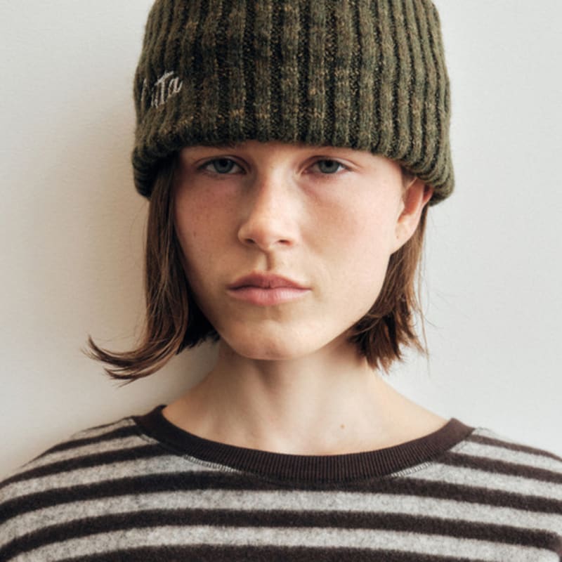 CITTA Signature Logo Knit Hair Band_CTA929(Khaki)