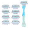 8Pcs/set Manual Replacement Shaving Razor Women's Ladies Shaving Hair Removal