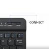 Kaasaskantav Mini 7-tolline 9-tolline 10-tolline juhtmevaba Bluetooth klaviatuur sülearvutile, tahvelarvutile, nutitelefonile, iPadile, toetab iOS-i, Androidi