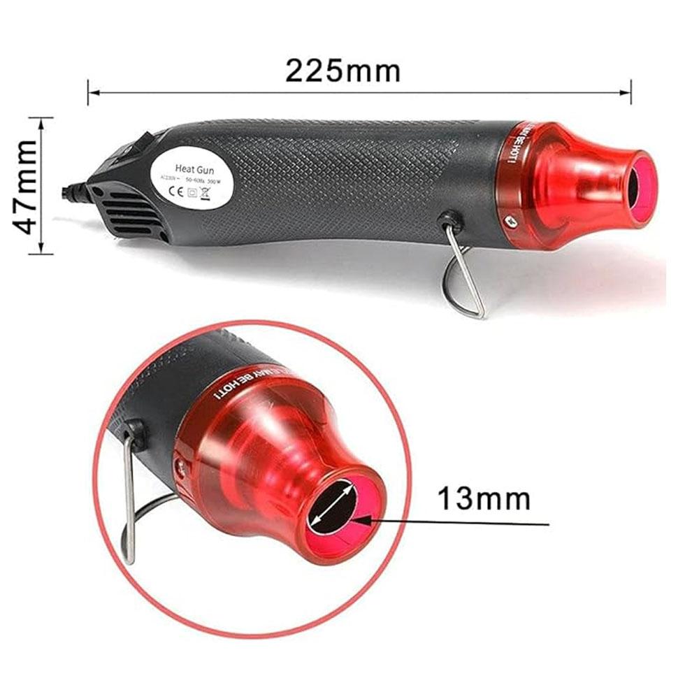 220/110V Heißluftpistole DIY Werkzeug Hitze Elektro-Werkzeug Mini Löten Temperatur Handwerk Gebläse mit Stützfuß Schrumpfen