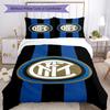 Ensemble de literie Inter Milan Housse de couette respirante avec taies d'oreiller Décoration de maison Cadeau d'anniversaire