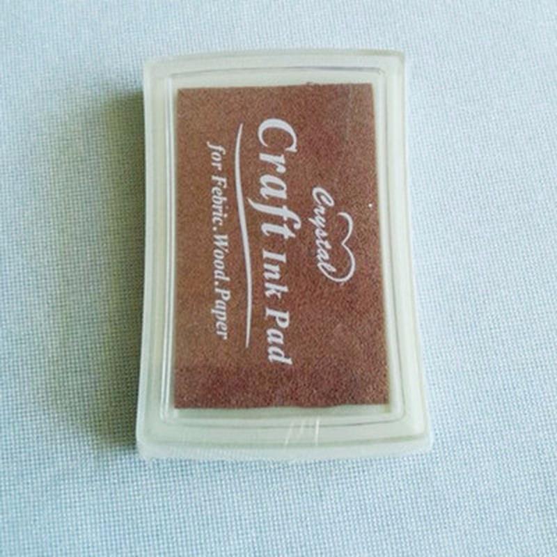 2PCS DIY Mud For Stamps&Seal Paper Inkpad Rubber Stamp Decoration Craft