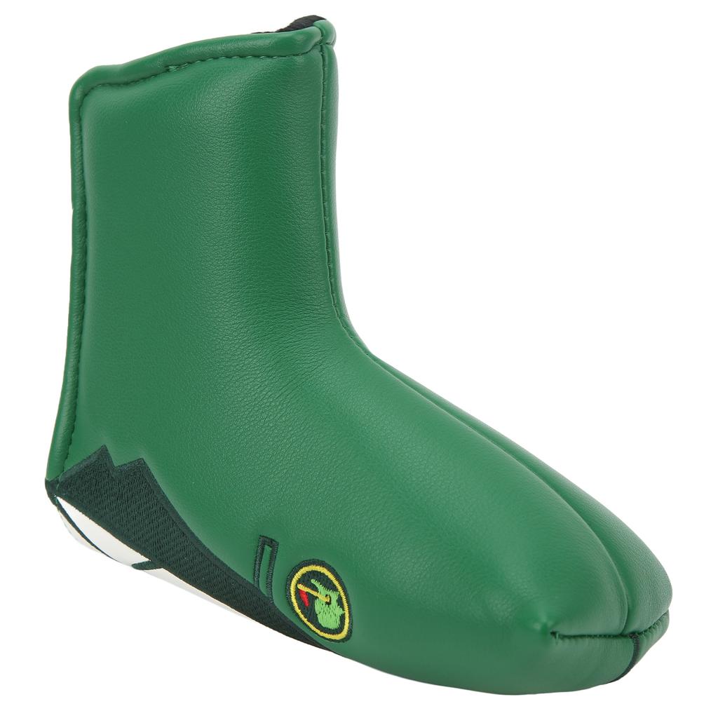 Golf Putter Headcover L Shaped Waterproof PU Golf Putter Head Cover Ideal Gift for Golfer Green