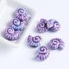 Glazed Snail Ceramic Beads Retro DIY Jewelry Making Pendant Conch Spacer Porcelain Beads  Craft