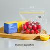  Food Storage Bags Home Use, Freezer Suitable Self Sealing Plastic Bags for Food