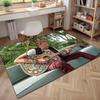 French Legendary Rock Singer and Actor Johnny Hallyday Carpet Is Suitable for Living Room and Bedroom Doormats Office Balcony Decorative Carpet V4