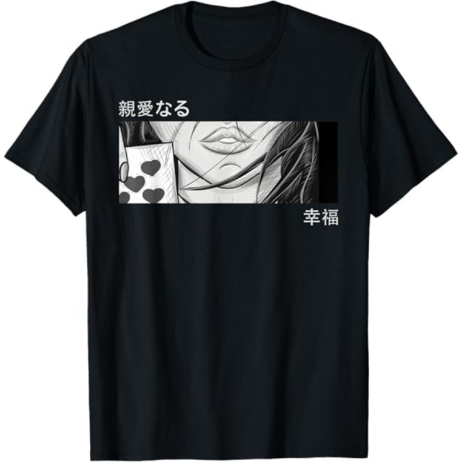 

Anime Girl Eyes - Japan Culture Art - Japanese Aesthetic T-Shirt Mali Mens Womens Tank Top Sweatshirt Hoodie Longsleeve 1633 Black XXXXXL різнокольоровий