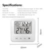Digital Indoor Thermometer Hygrometer Home Accurate LCD Temperature Humidity Gauge Monitor with