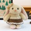 Cartoon Bunny Plush Doll With Polyester Filling For Childrens Bedroom Decor And Gift