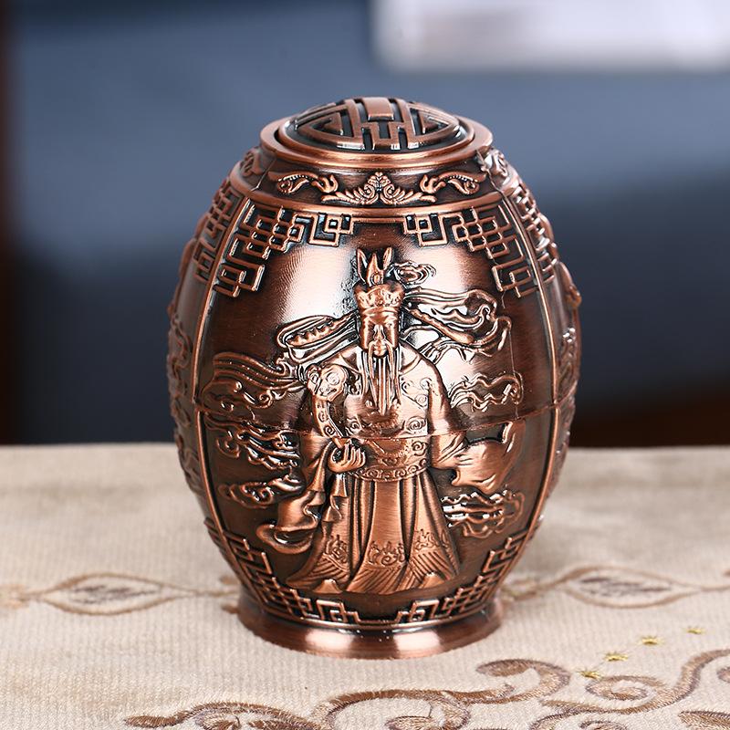 Fashion metal retro toothpick holder toothpick box European automatic toothpick box household storage decoration ornaments