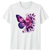 Floral Butterfly Graphic Nature Lover T-Shirt