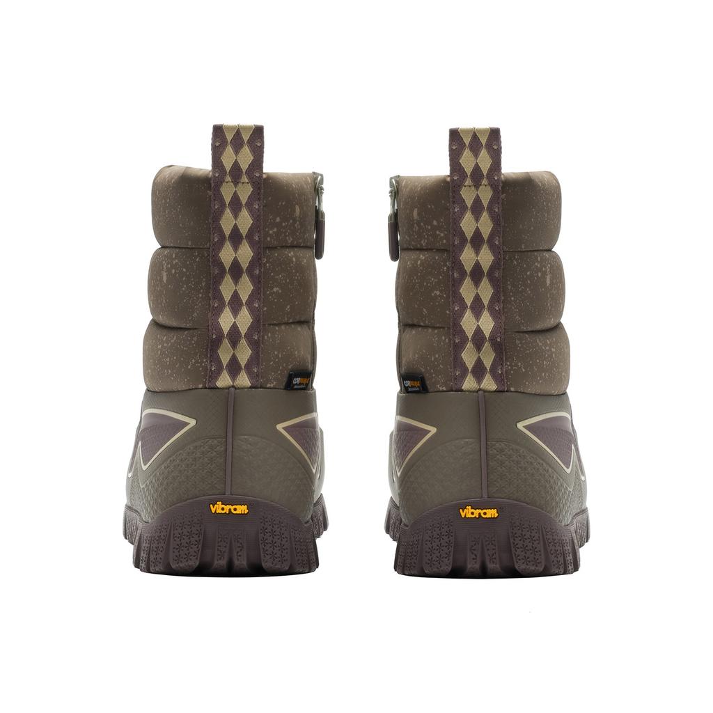 Li Ning Zhong Rong BOOT Abrasion Resistant Cushioning Slip Resistant Short Snow Boots Men's Umber AGCV507-3
