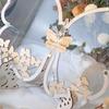 Wedding Guest Books Table With Butterfly Cutout Design And Acrylic Message Box For Venue Decoration