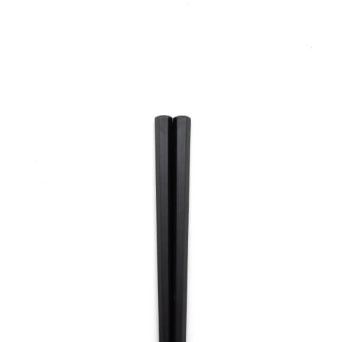 Antibacterial Chopsticks, Dishwasher Safe, 23cm, Set of 5, For Commercial Use or Guests, Pointed, Hexagonal, Black, Made in Japan, Product Number 2649