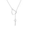 Key Necklace, Female Adjustable Foldable, Niche Design, Versatile and Versatile Collarbone Chain