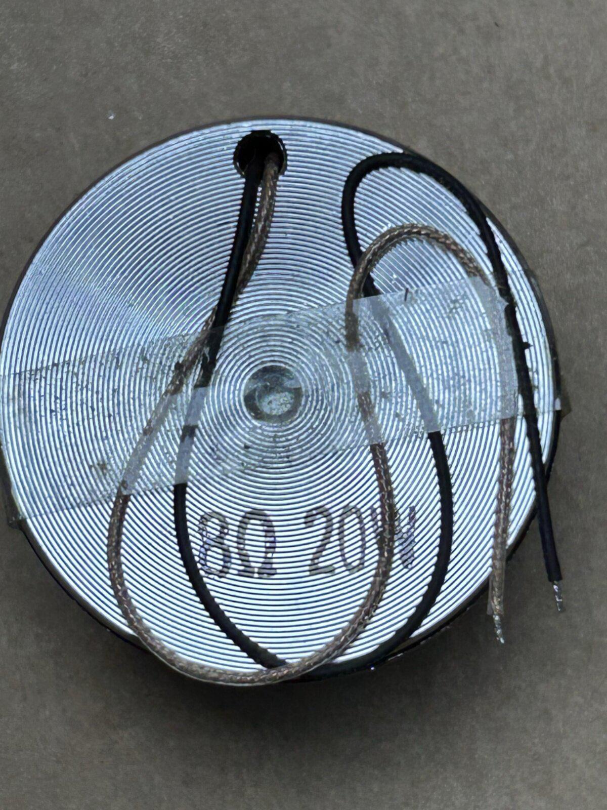 43mm AEC Resonance Speaker: 360° Flat Audio Conduction, 8 Ohm, 20W