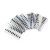 800PCS/4000PCS 80 Values 0402 2010 Resistor Kit Assorted Pack,10R~910K Ohm SMD Resistor Sample DIY Kit 5% 100R 1K 10K 100K Ohm