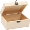 Natural Colour Gift Wrapping Wooden Box Wooden Visual Storage Wooden Box  DIY Crafts
