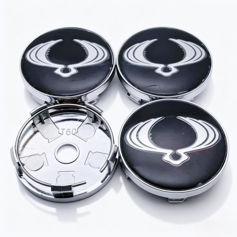 

4pcs Ssangyong Logo Emblem Badge Car Wheel Center Caps 60MM 56MM Rim Hubcaps Dust Cover Wheels Hub Cap Replace Car Accessories Ssangyong Badge&4pcs T60 Wheel Caps