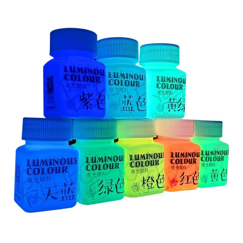 Glow in the Dark Paint,Acrylic Paint for Decorations,Art Painting Rich Pigments