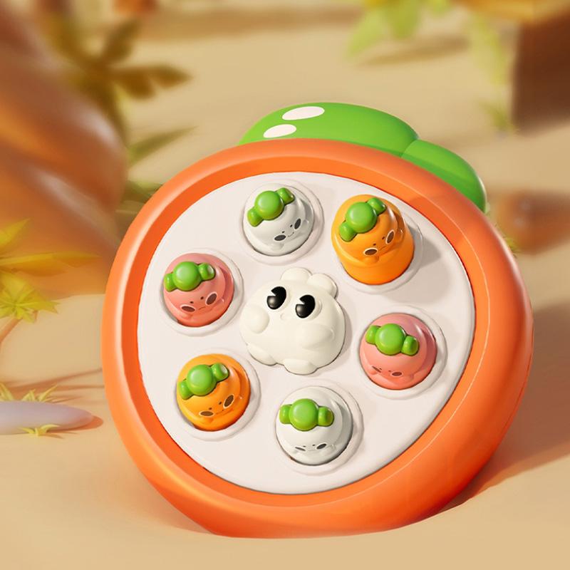 

Mini Whack A Mole Game Toy Cute Rabbit Whack Mole Game Pounding Toy Handheld Pop Game Sensory Fidget Toy