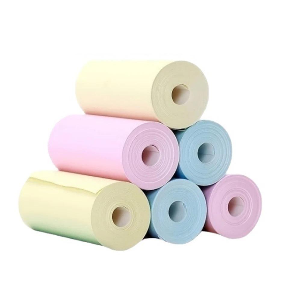 Rolo de Papel Térmico Ecológico Sem BPA para Câmeras Polaroid Infantis (57x25mm)