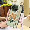 Wrist Strap Waterproof Phone Case For Sharp Aquos R9/SH-51E Oil Painting Anti-knock Ring Durable Kickstand Soft case