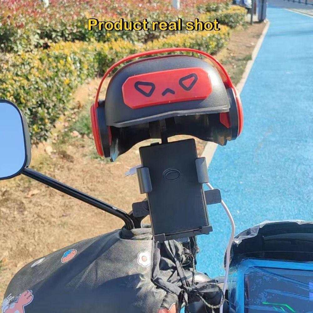 360° Rotatable Motorcycle Phone Holder Cartoon Motorcycle Phones Bracket  Motorcycle Riding